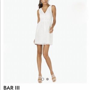 Bar III Party Dress white above knee NWT